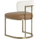 Larissa Napa Cognac / Rhea Light Barley Dining Chair